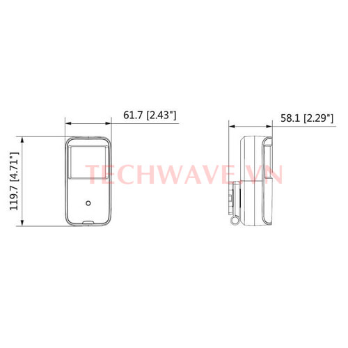 Camera ngụy trang HDCVI 2MP Dahua HAC-HUM1220AP-W
