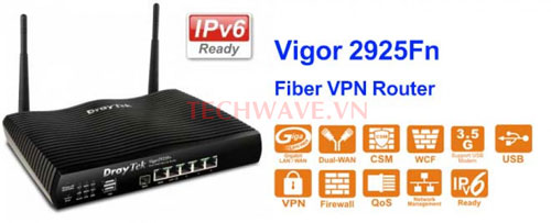 bộ phát Wifi Draytek Vigor 2925Fn FTTH
