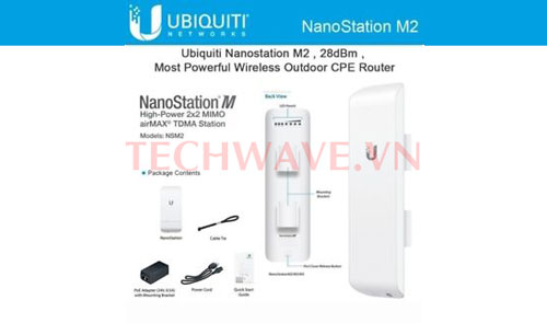 thiết bị UBIQUITI AirMax NanoStation M2